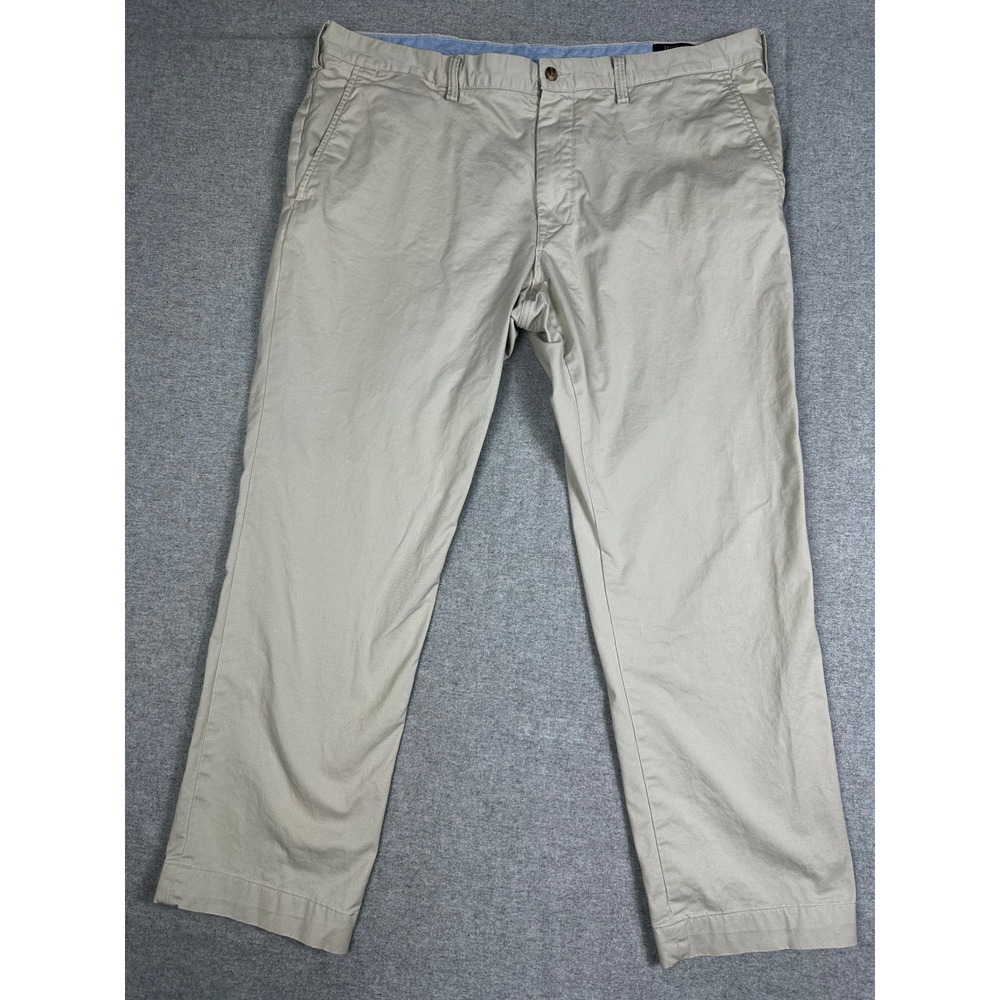 Polo Ralph Lauren Chino Mens 40x30 Khaki Stretch Slim Fit Cotton Twill Trousers